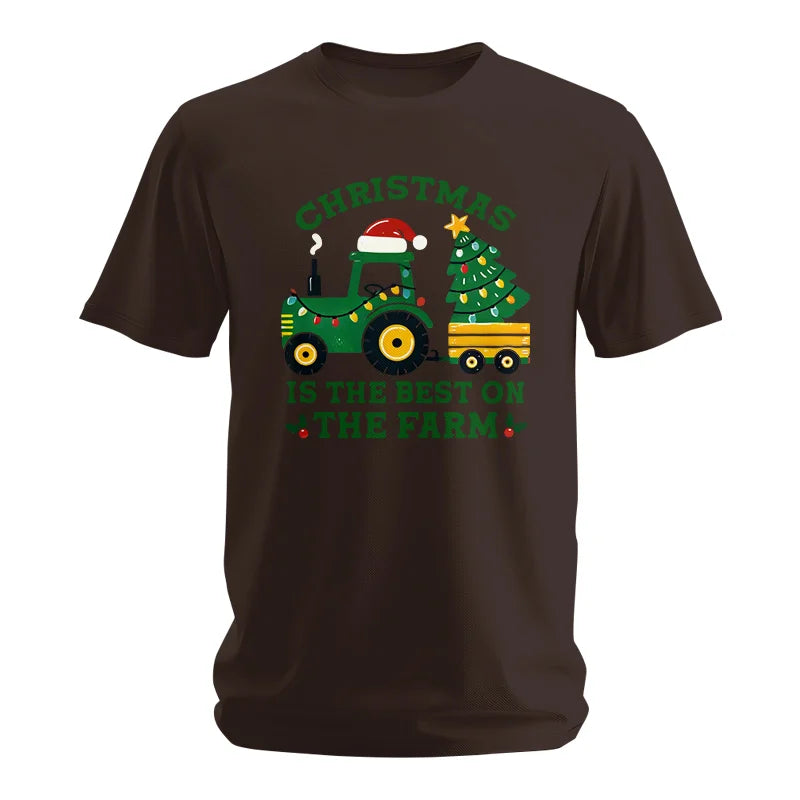 Christmas Is The Best On The Farm - Unisex Softstyle T-Shirt