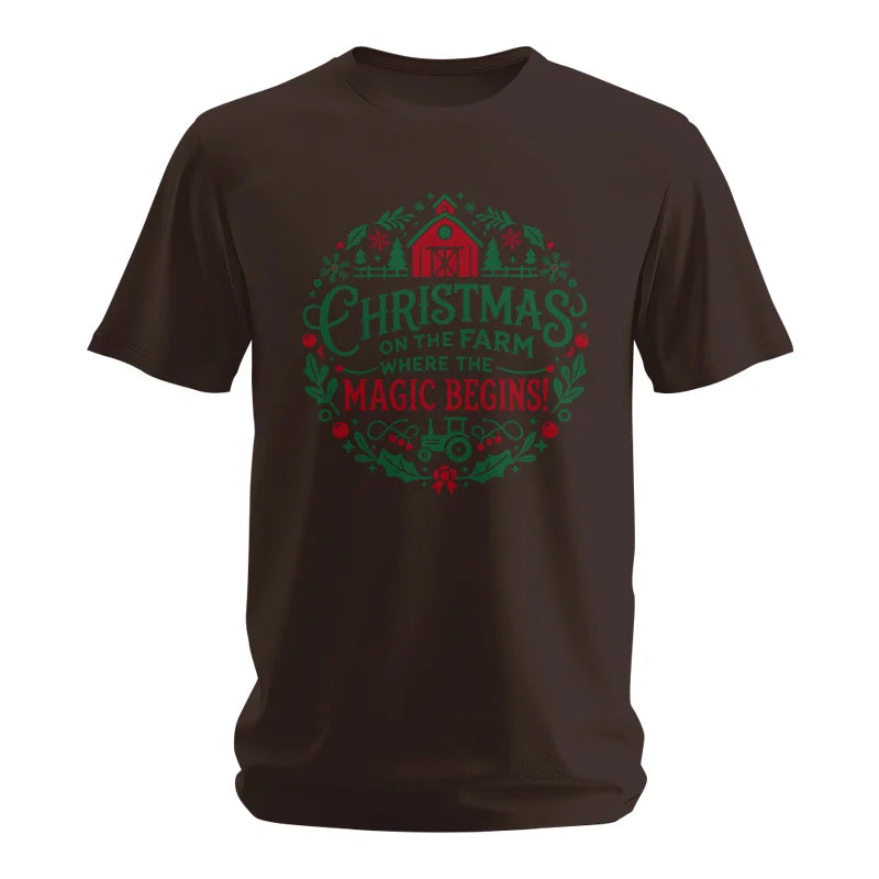 Christmas on the Farm Where the Magic Begins! 2 - Unisex Softstyle T-Shirt