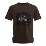 Driving A Tractor Not A Job A Lifestyle - Unisex Softstyle T-Shirt