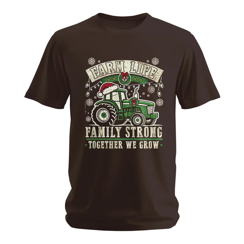 Image of Farm Life Family Strong Together We Grow - Unisex Softstyle T-Shirt