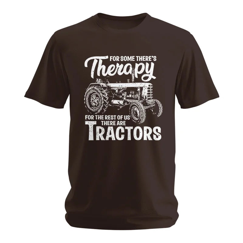 Funny Farmer Therapy Vintage Tractor Lover - Unisex Softstyle T-Shirt