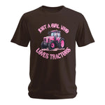 Just A Girl Who Loves Tractors 1 - Unisex Softstyle T-Shirt