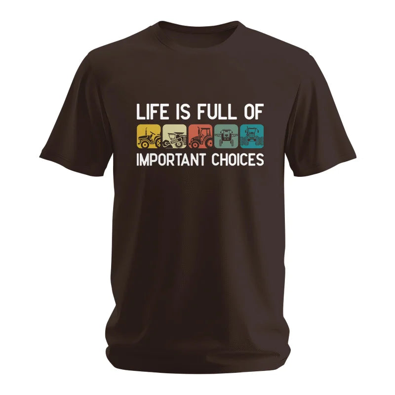 Image of Life Is Full Of Important Choices 40 - Unisex Softstyle T-Shirt