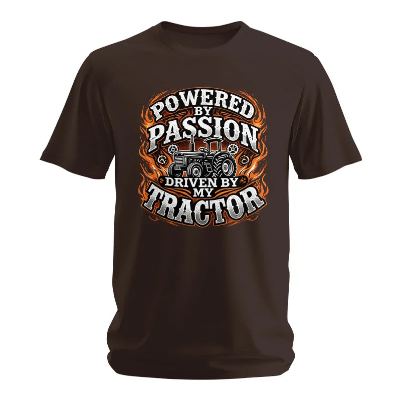 Image of Powered By Passion Driven By My Tractor 5 - Unisex Softstyle T-Shirt