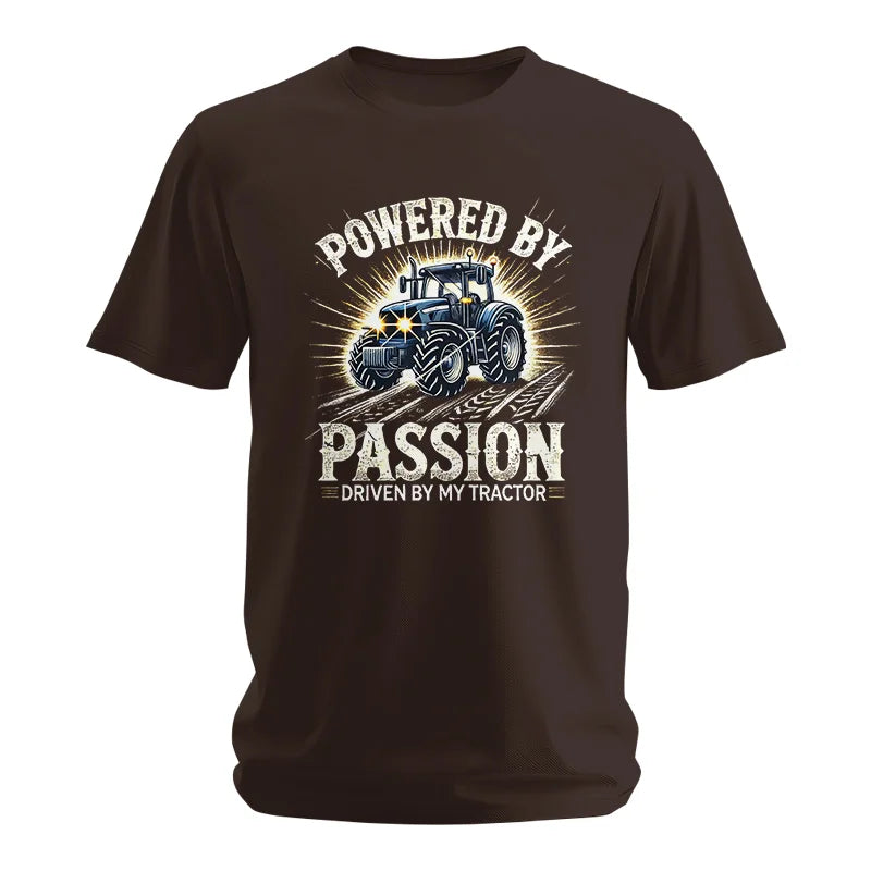 Powered By Passion Driven By My Tractor - Unisex Softstyle T-Shirt