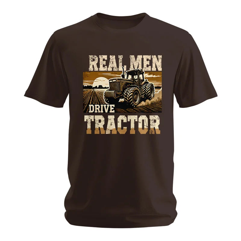 Real Men Drive Tractor - Unisex Softstyle T-Shirt