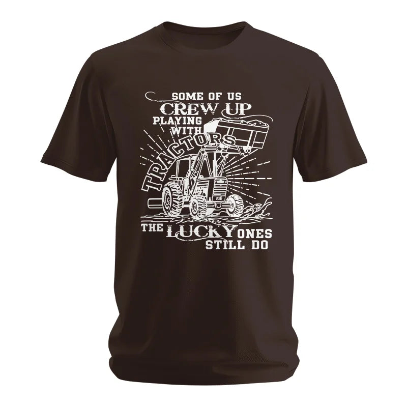 Image of Some Of Us Grew Up Playing With Tractors 1 - Unisex Softstyle T-Shirt