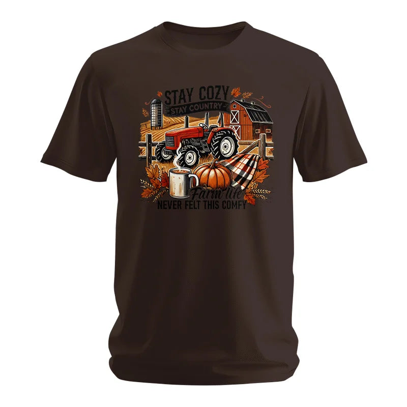 Stay Cozy_Stay Country_Farm Life Never Felt This Comfy - Unisex Softstyle T-Shirt