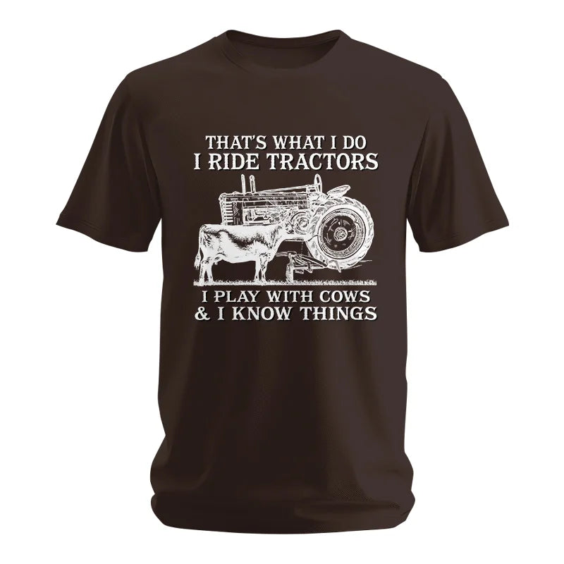 Image of That's What I Do I Ride Tractors - Unisex Softstyle T-Shirt