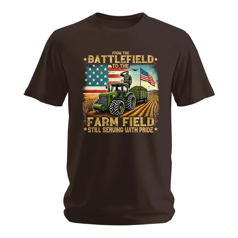 Veteran Farmer From The Battlefield To The Farm Field 2 - Unisex Softstyle T-Shirt