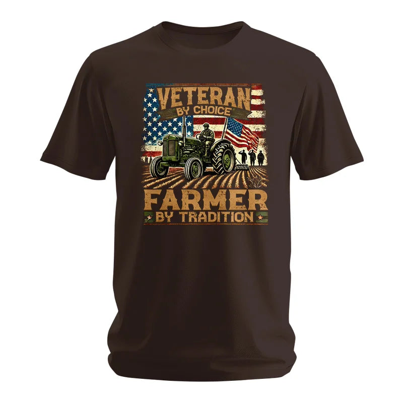 Veteran Farmer Veteran By Choice_Farmer By Tradition - Unisex Softstyle T-Shirt