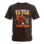 Will Trade My Ex For Tractor - Unisex Softstyle T-Shirt