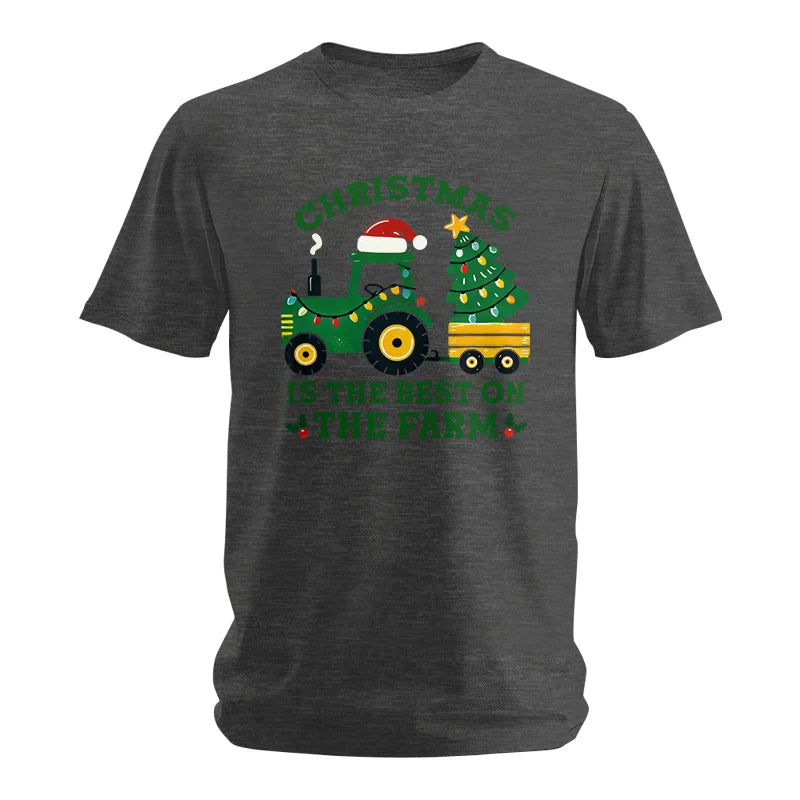 Christmas Is The Best On The Farm - Unisex Softstyle T-Shirt