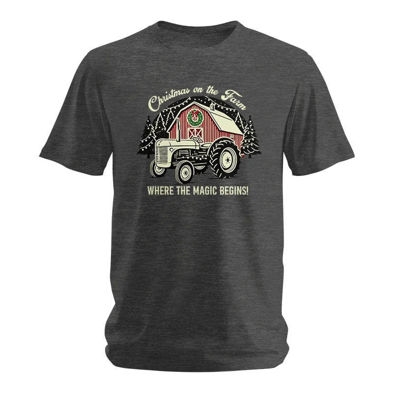 Christmas on the Farm Where the Magic Begins! 3 - Unisex Softstyle T-Shirt