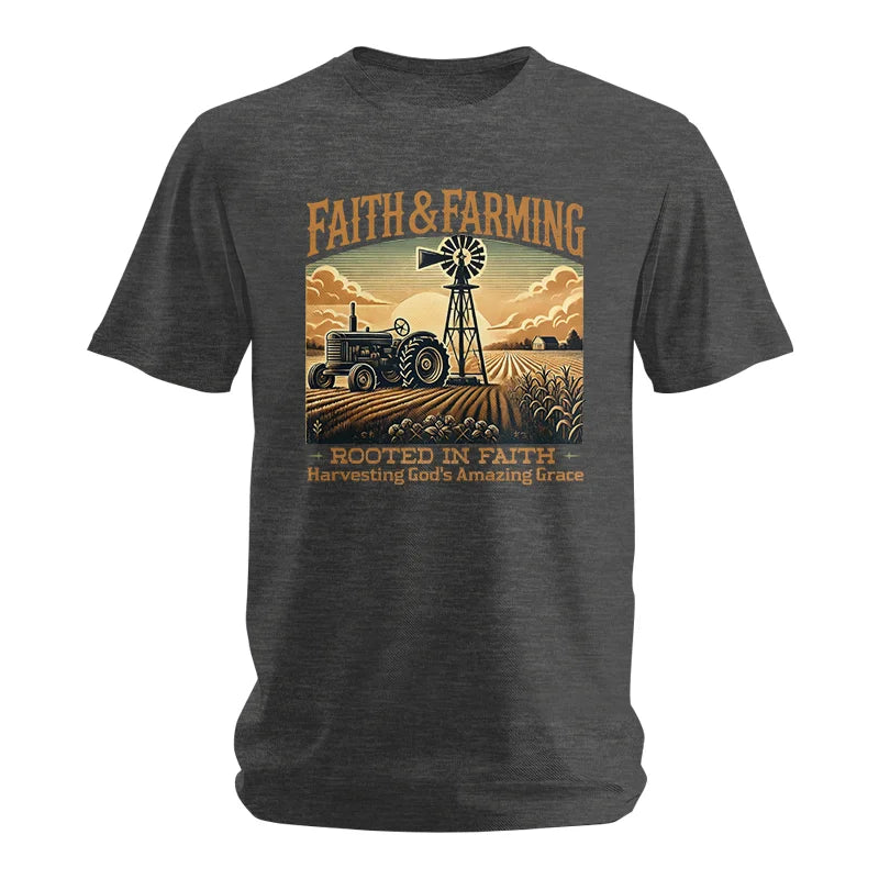 Faith And Farming 3 - Unisex Softstyle T-Shirt