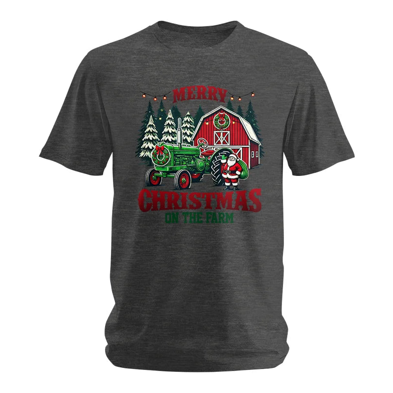 Image of Merry Christmas On The Farm 3 - Unisex Softstyle T-Shirt