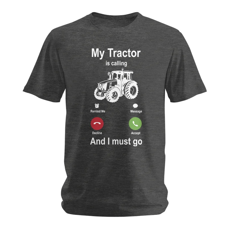 Image of My Tractor Is Calling - Unisex Softstyle T-Shirt