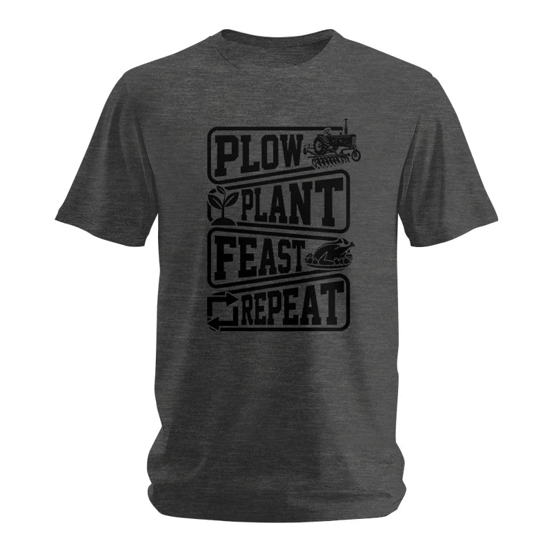 Image of Plow Plant Feast Repeat 1 - Unisex Softstyle T-Shirt