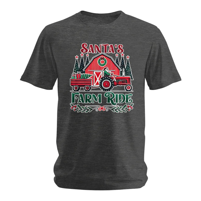 Image of Santa's Farm Ride 1 - Unisex Softstyle T-Shirt