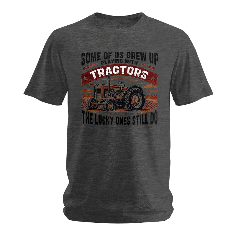 Image of Some Of Us Grew Up Playing With Tractors 2 - Unisex Softstyle T-Shirt