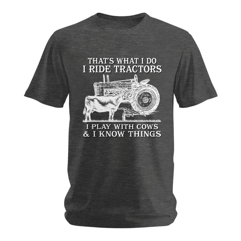 Image of That's What I Do I Ride Tractors - Unisex Softstyle T-Shirt