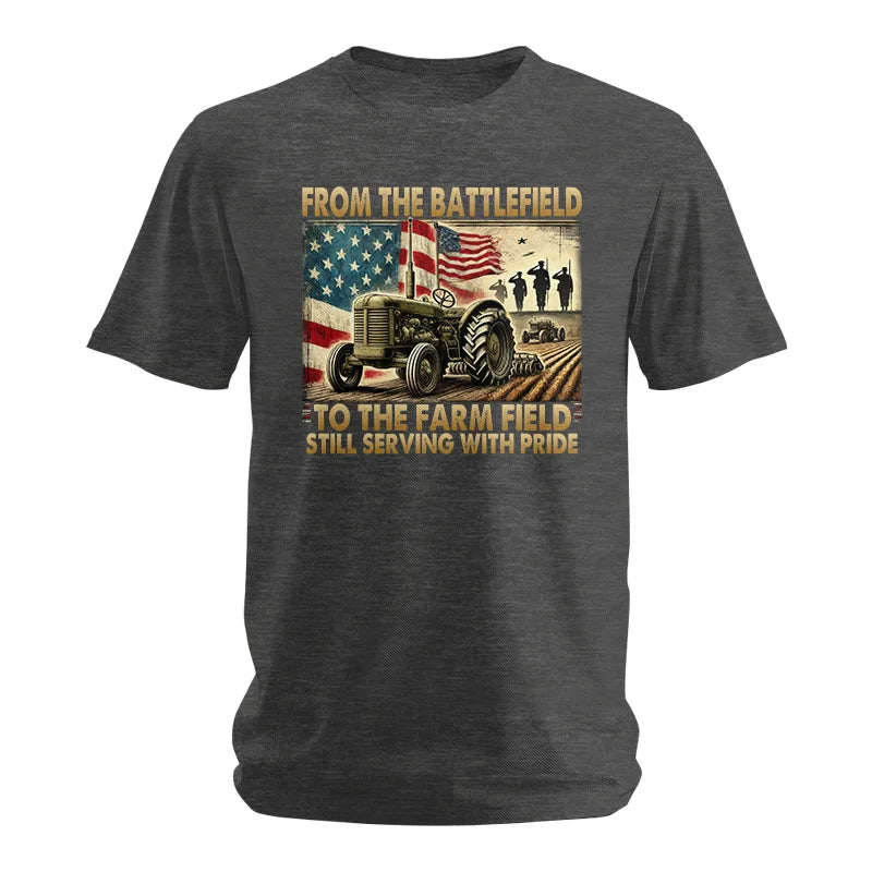 Veteran Farmer From The Battlefield To The Farm Field 1 - Unisex Softstyle T-Shirt