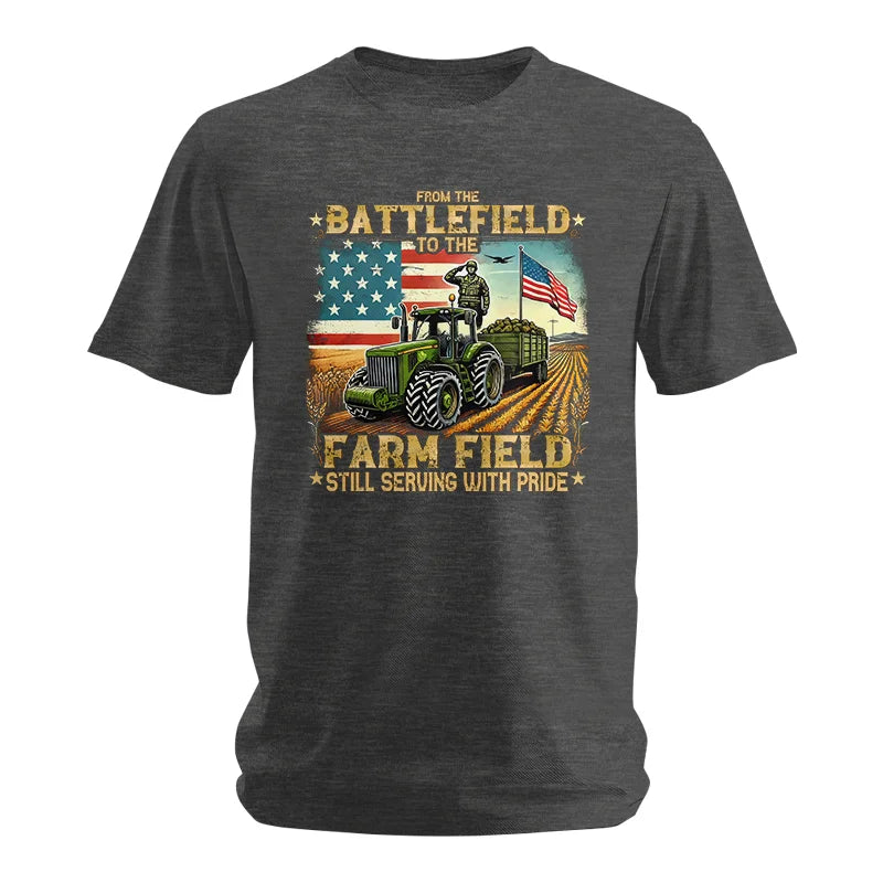 Veteran Farmer From The Battlefield To The Farm Field 2 - Unisex Softstyle T-Shirt