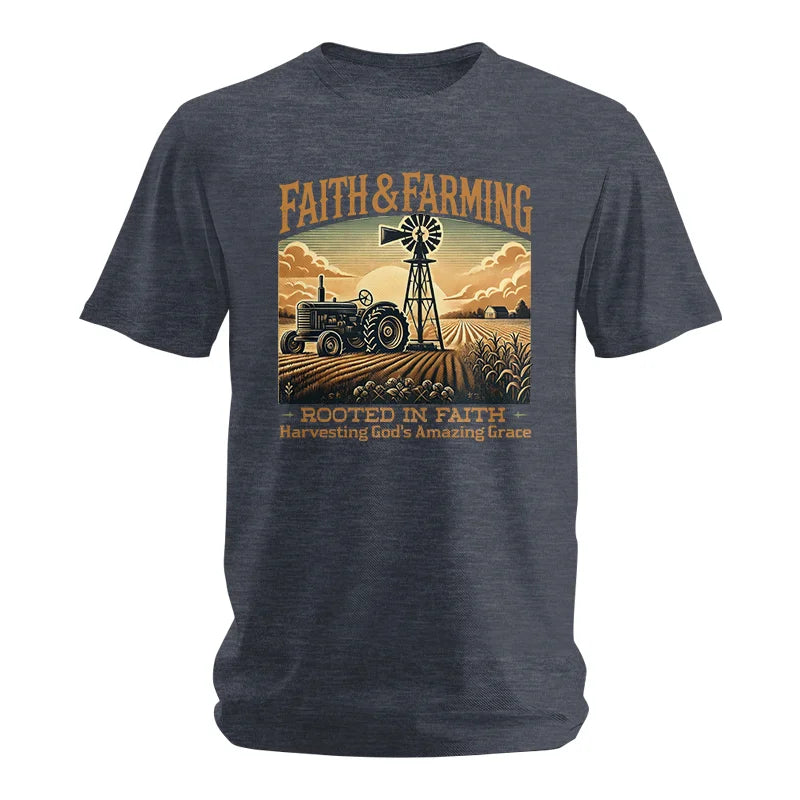 Image of Faith And Farming 3 - Unisex Softstyle T-Shirt