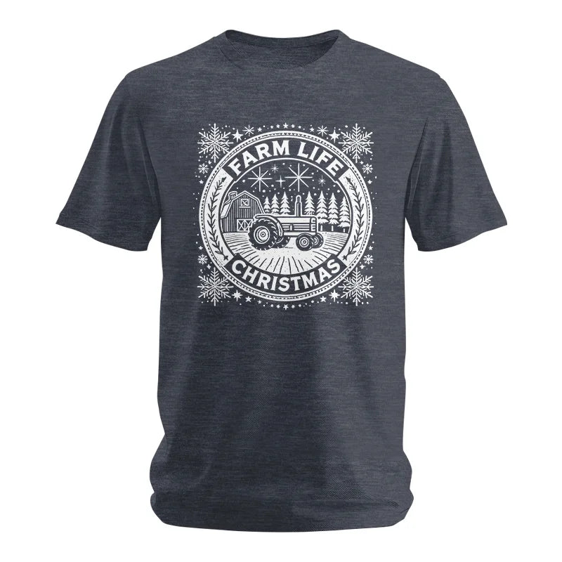 Image of Farm Life Christmas 2 - Unisex Softstyle T-Shirt