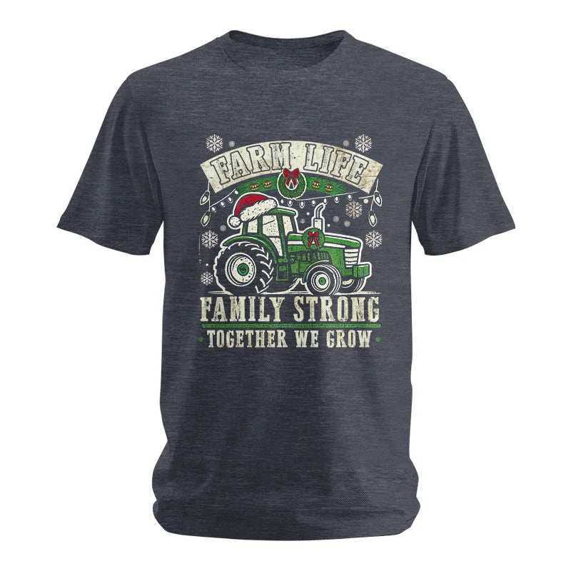 Farm Life Family Strong Together We Grow - Unisex Softstyle T-Shirt