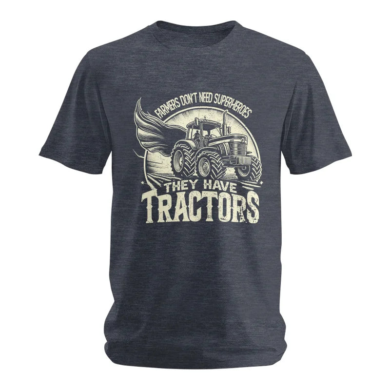 Image of Farmers Don’t Need Superheroes They Have Tractors - Unisex Softstyle T-Shirt