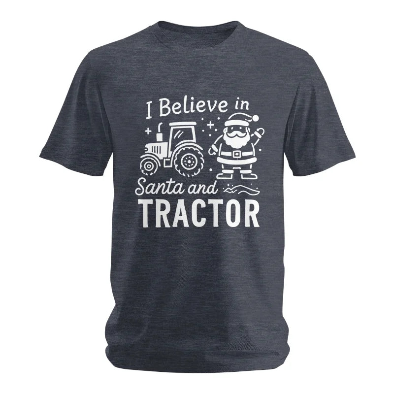 Image of I Believe In Santa And Tractor - Unisex Softstyle T-Shirt