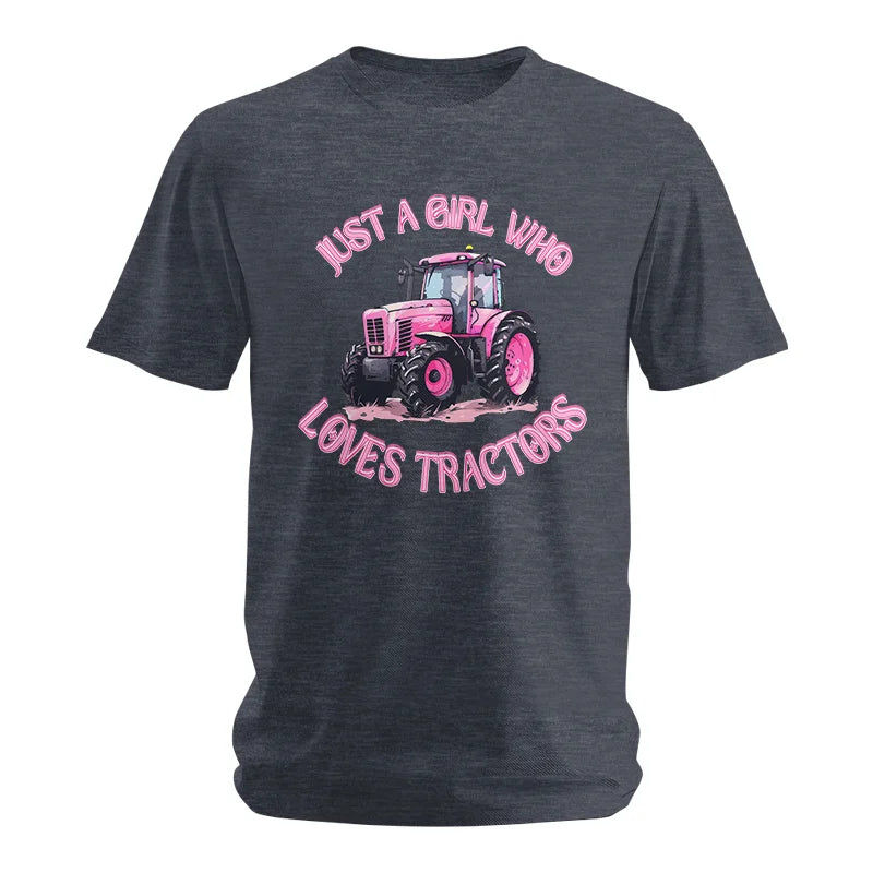 Image of Just A Girl Who Loves Tractors 1 - Unisex Softstyle T-Shirt