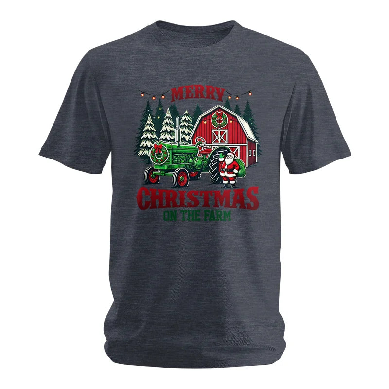 Merry Christmas On The Farm 3 - Unisex Softstyle T-Shirt