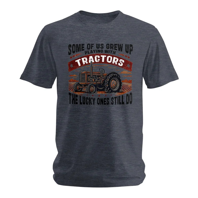 Image of Some Of Us Grew Up Playing With Tractors 2 - Unisex Softstyle T-Shirt