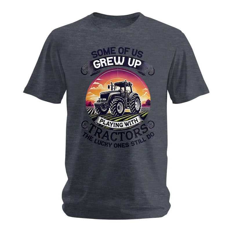 Some Of Us Grew Up Playing With Tractors 4 - Unisex Softstyle T-Shirt