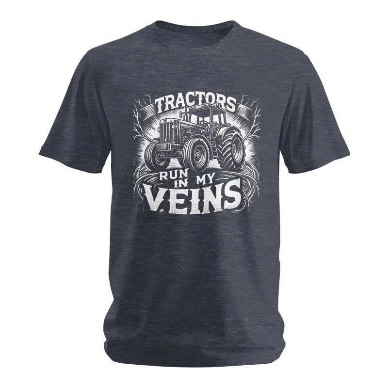 Image of Tractors Run In My Veins - Unisex Softstyle T-Shirt