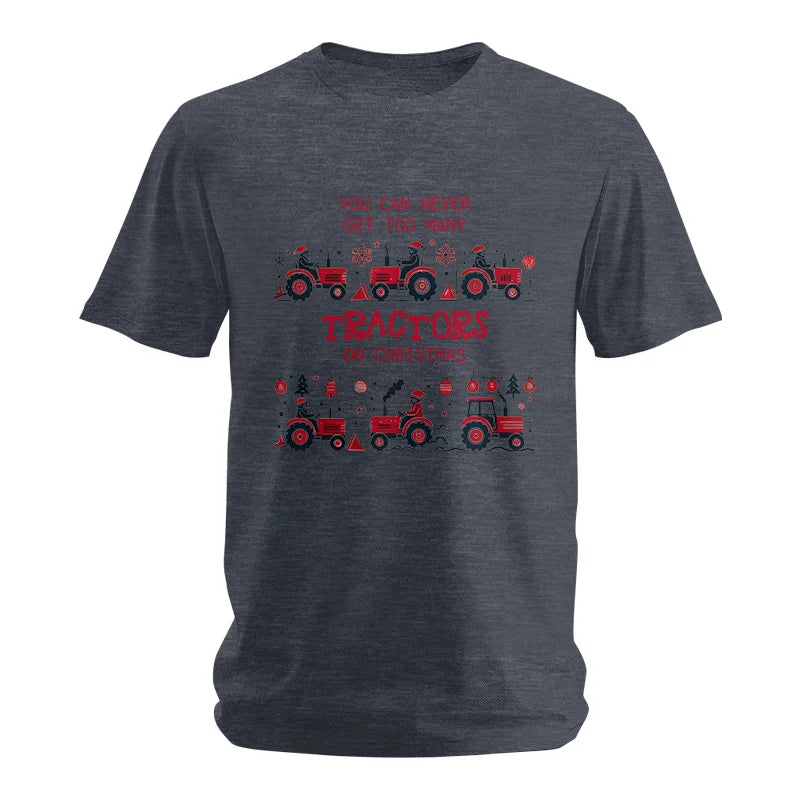 Image of You Can Never Get Too Many Tractors On Christmas 2 - Unisex Softstyle T-Shirt