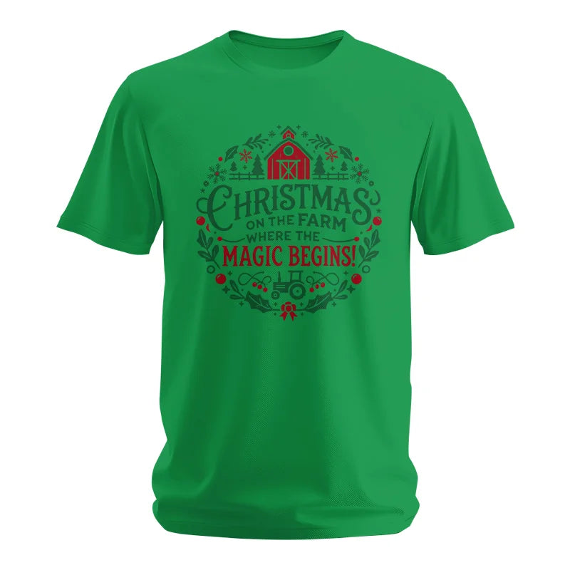 Christmas on the Farm Where the Magic Begins! 2 - Unisex Softstyle T-Shirt