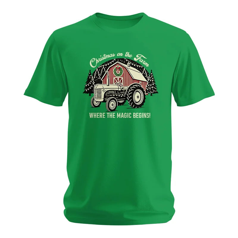 Christmas on the Farm Where the Magic Begins! 3 - Unisex Softstyle T-Shirt