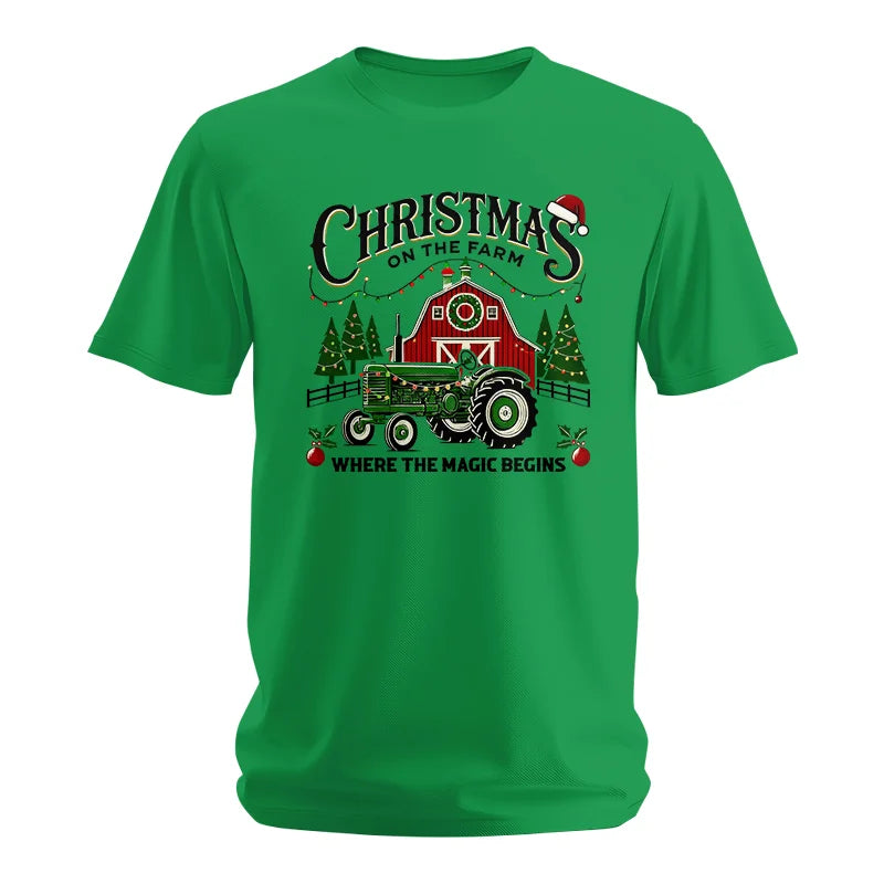 Christmas on the Farm Where the Magic Begins! 5 - Unisex Softstyle T-Shirt