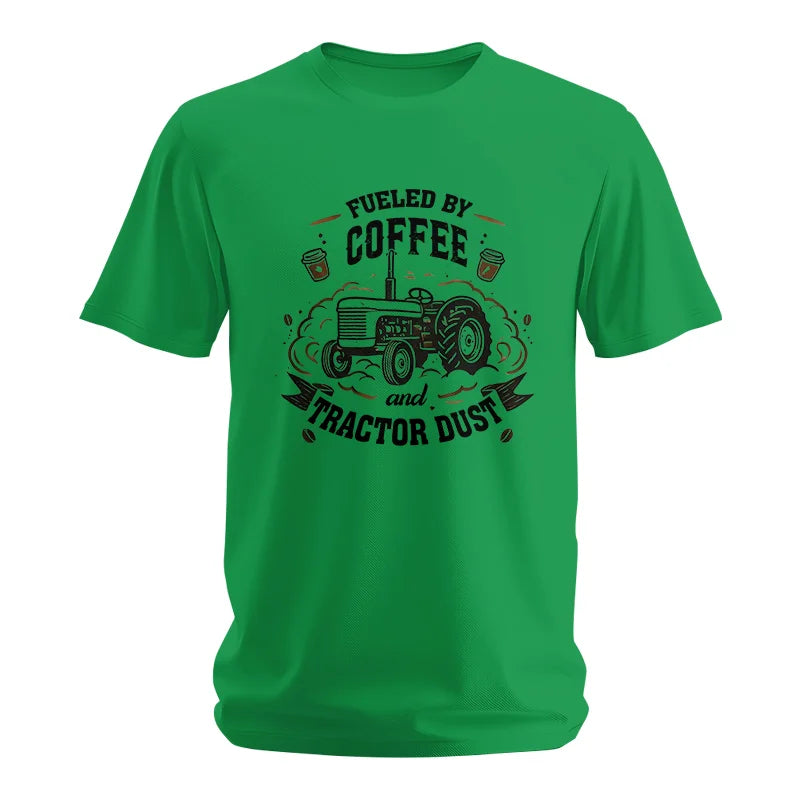 Fueled By Coffee And Tractor Dust - Unisex Softstyle T-Shirt