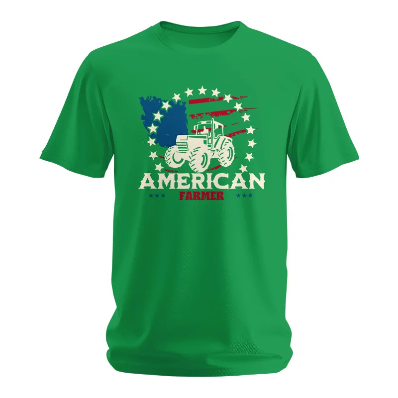 Proud To Be An American Farmer Citizen Veteran - Unisex Softstyle T-Shirt