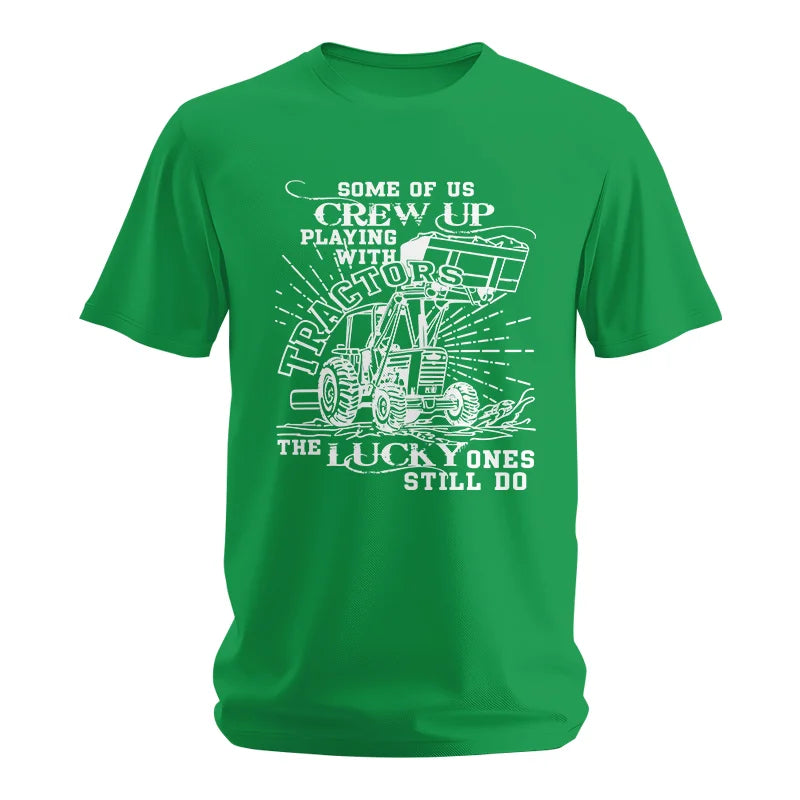 Some Of Us Grew Up Playing With Tractors 1 - Unisex Softstyle T-Shirt