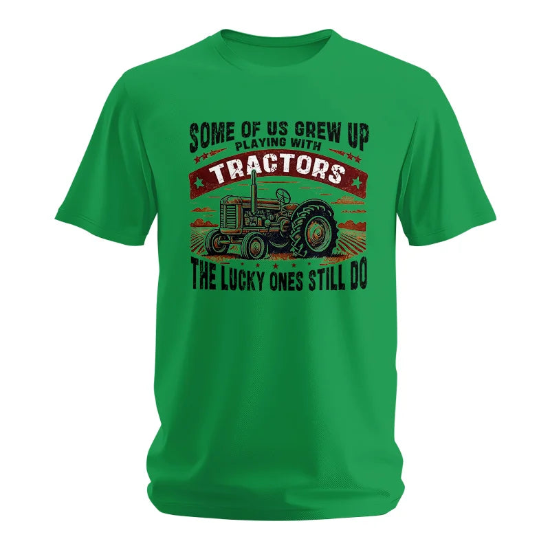 Image of Some Of Us Grew Up Playing With Tractors 2 - Unisex Softstyle T-Shirt