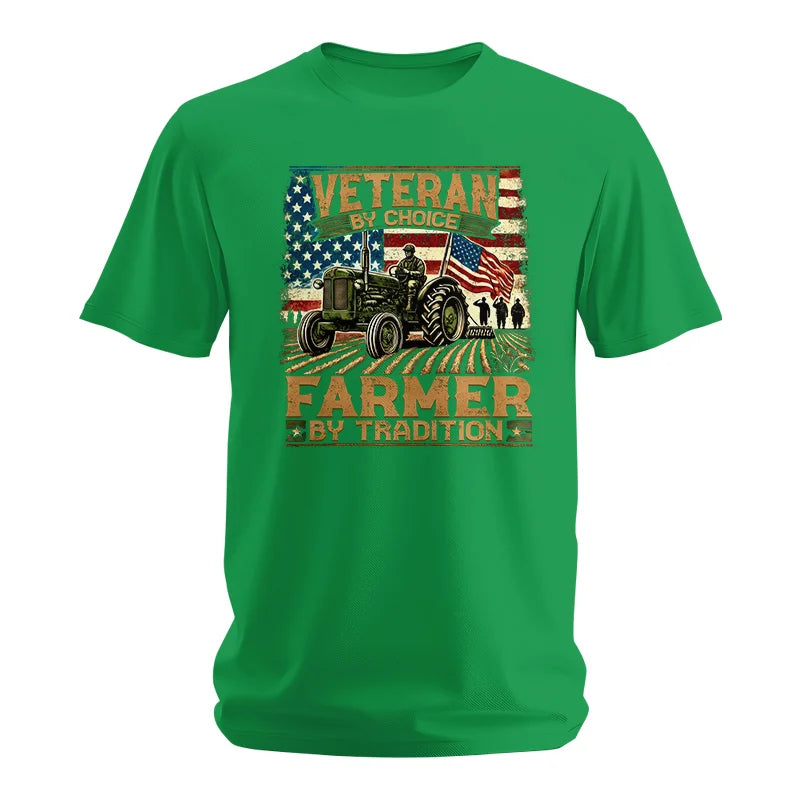 Image of Veteran Farmer Veteran By Choice_Farmer By Tradition - Unisex Softstyle T-Shirt