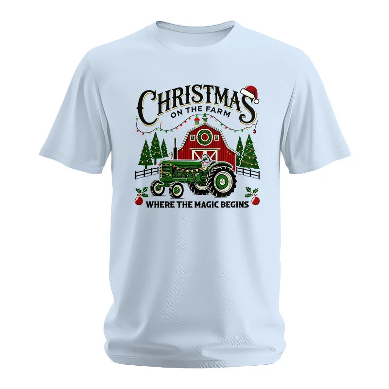 Christmas on the Farm Where the Magic Begins! 5 - Unisex Softstyle T-Shirt