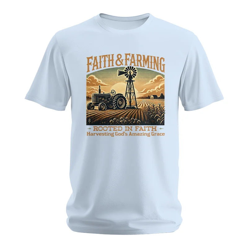 Faith And Farming 3 - Unisex Softstyle T-Shirt