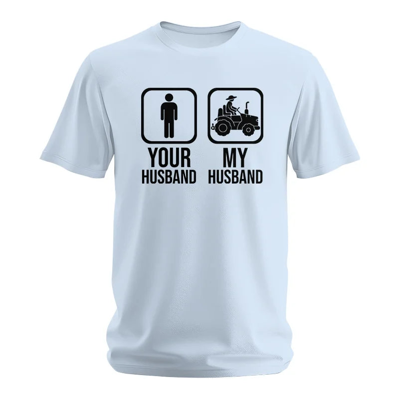 My Husband Is Cooler Than Yours Funny Farm Tractor 2 - Unisex Softstyle T-Shirt