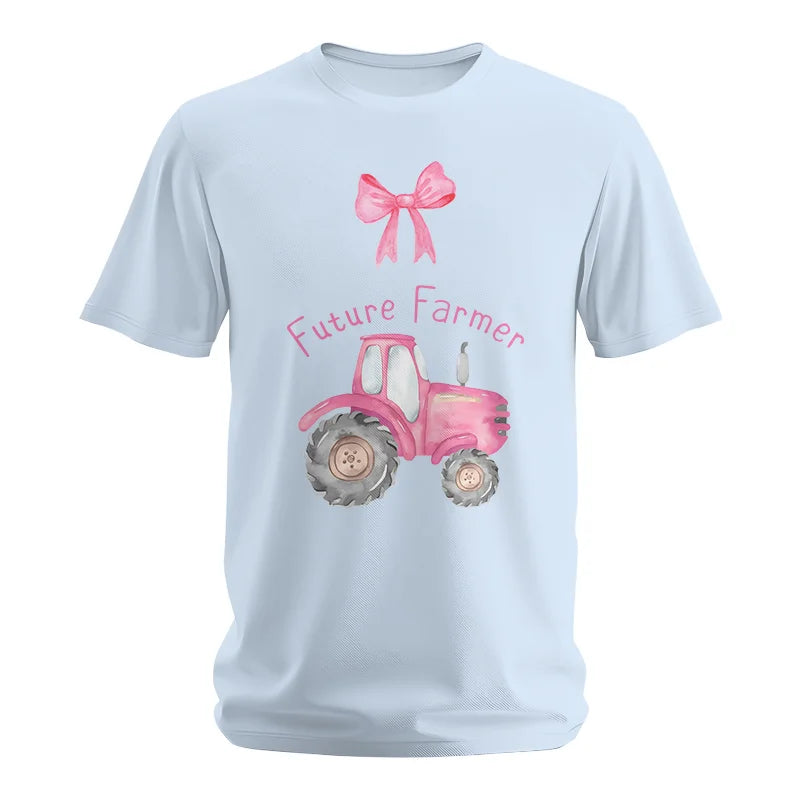 Pink Tractor For Future Farmer - Unisex Softstyle T-Shirt